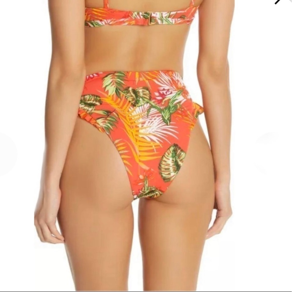 NEW DOLCE VITA BIKINI swim BOTTOM red orange NWT